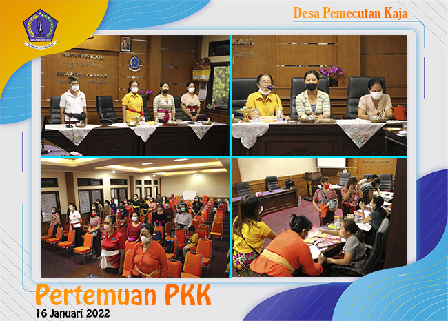 Pertemuan PKK Desa Pemecutan Kaja