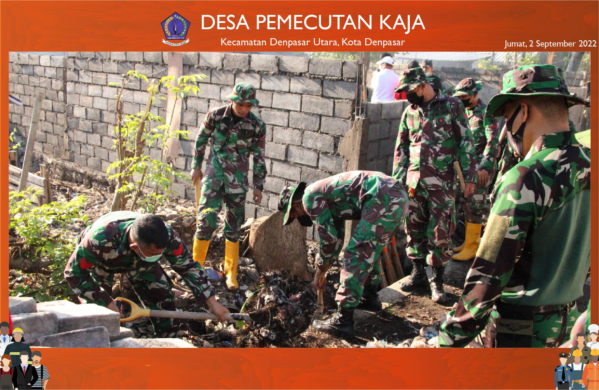 Jumat Bersih bersama KESDAM IX Udayana (02/09/2022)