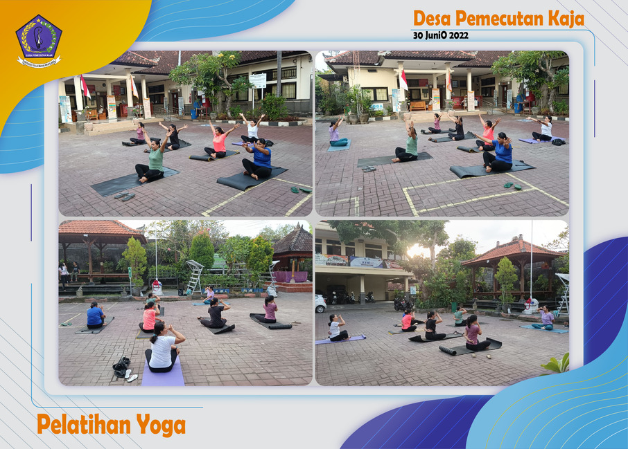 Pelatihan Yoga Desa Pemecutan Kaja