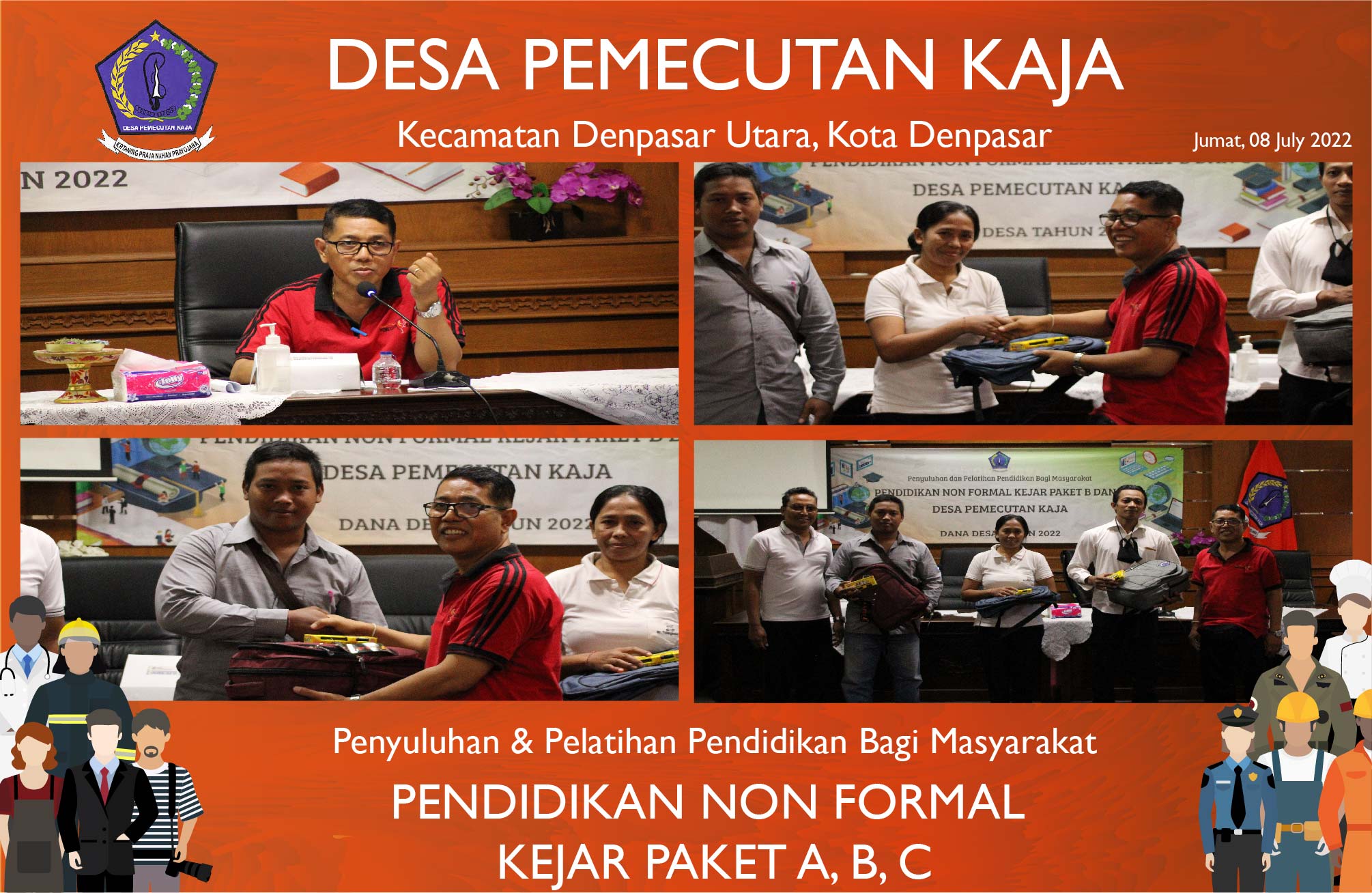 Penyuluhan dan Pelatihan Pendidikan Bagi Masyarakat Pendidikan Non Formal Kejar Paket A, B dan C