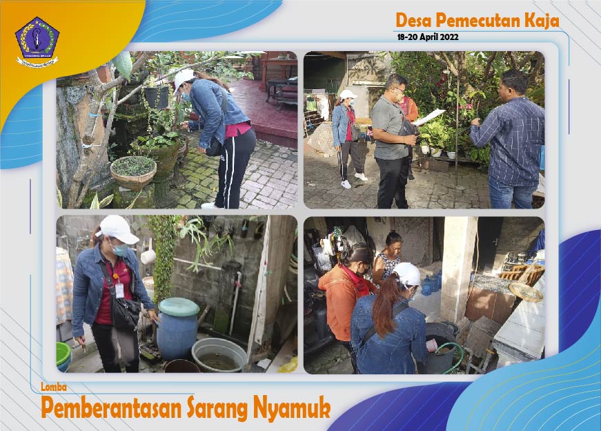 Perlombaan Pemberatasan Sarang Nyamuk di Desa Pemecutan Kaja