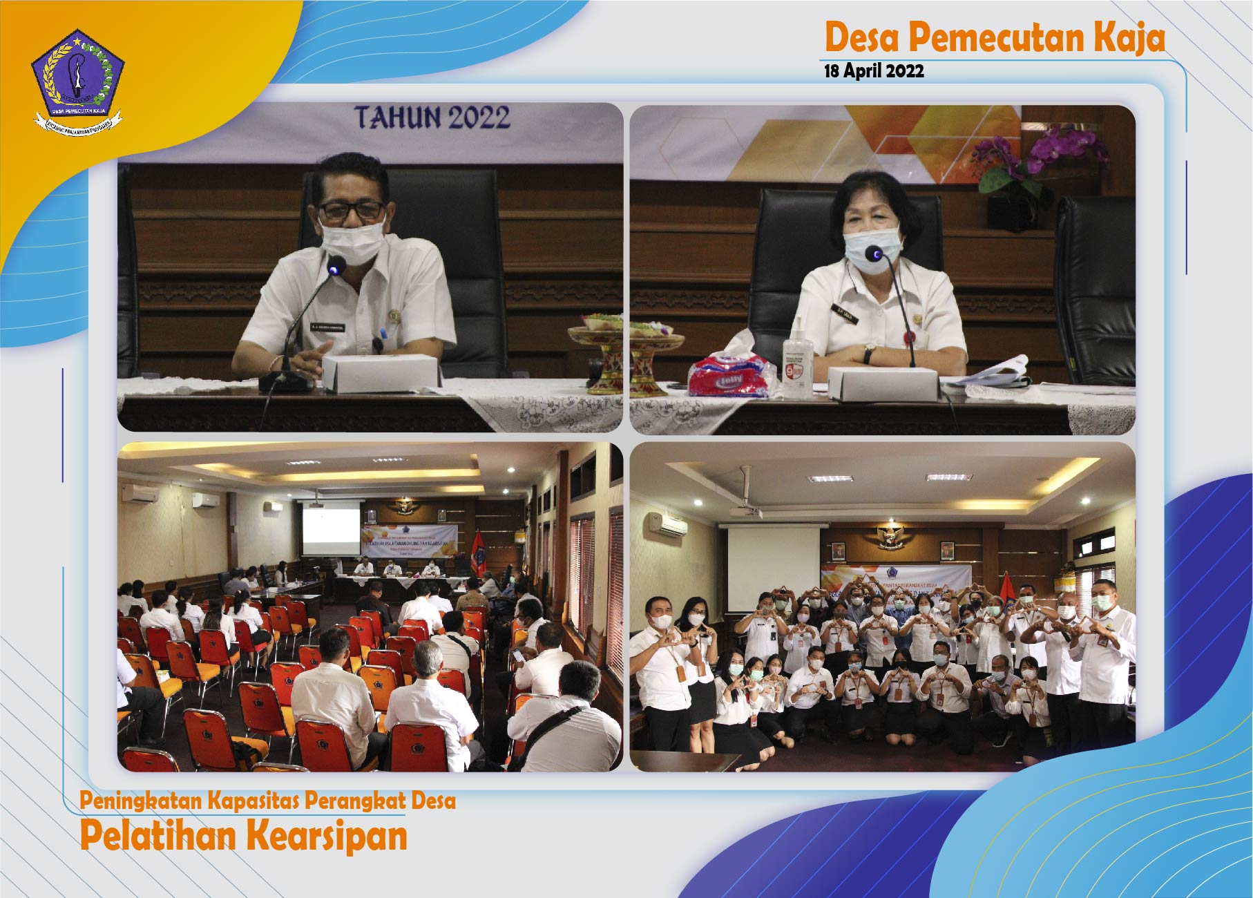 Peningkatan Kapasitas Perangkat Desa Pelatihan Kearsipan