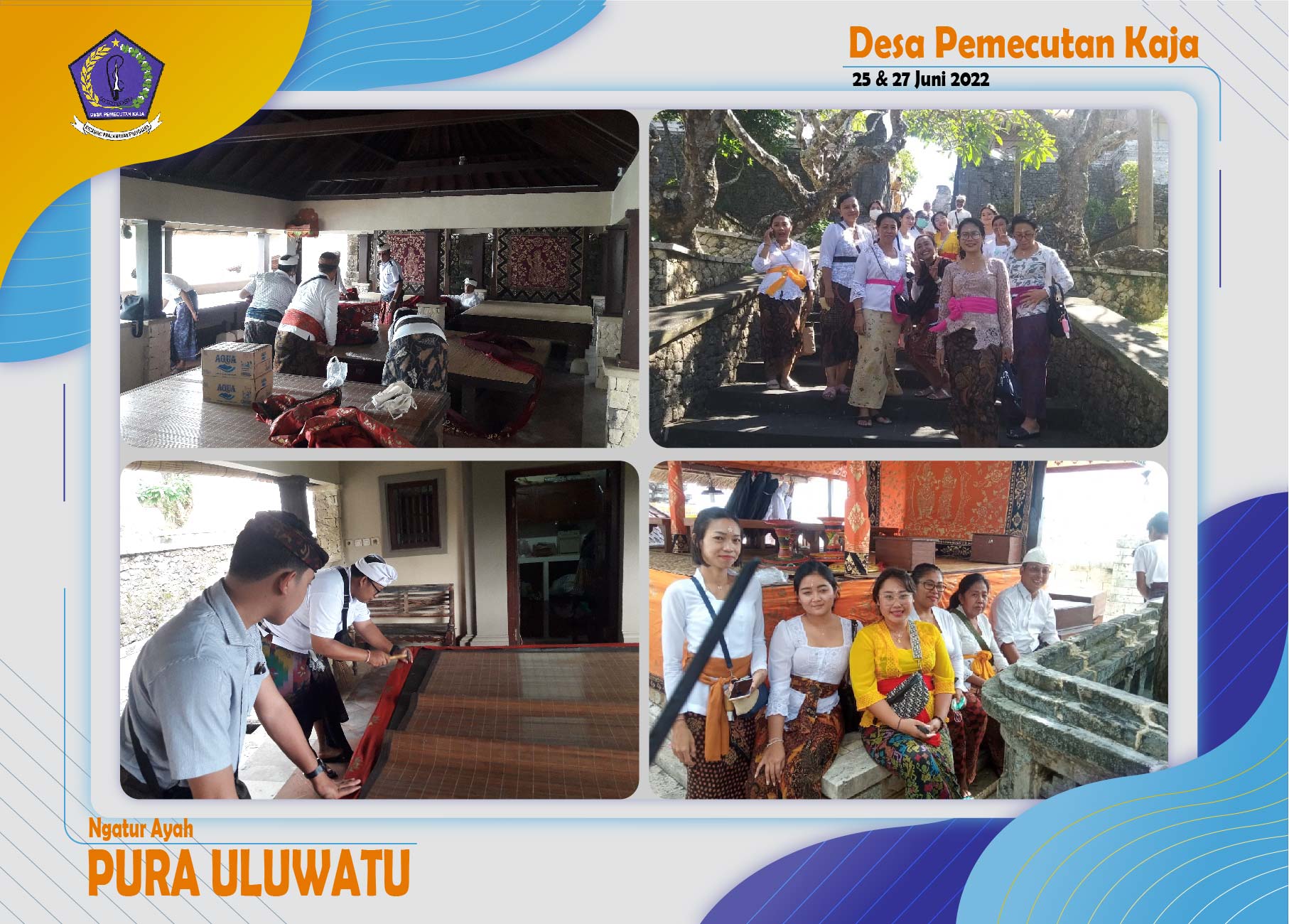 Ngatur Ayah di Pura Luhur Uluwatu