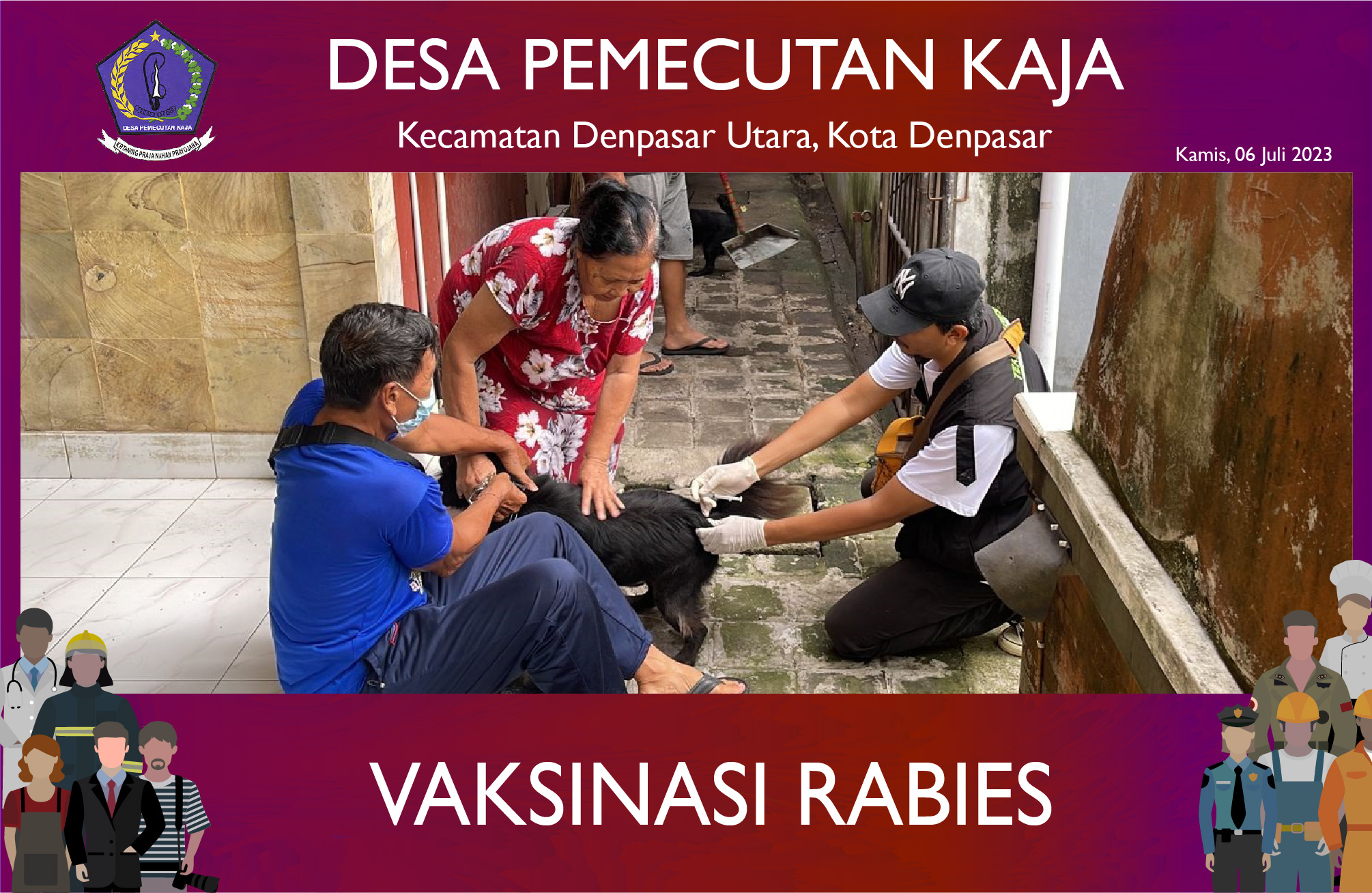 Vaksinasi Rabies (06/07/2023)
