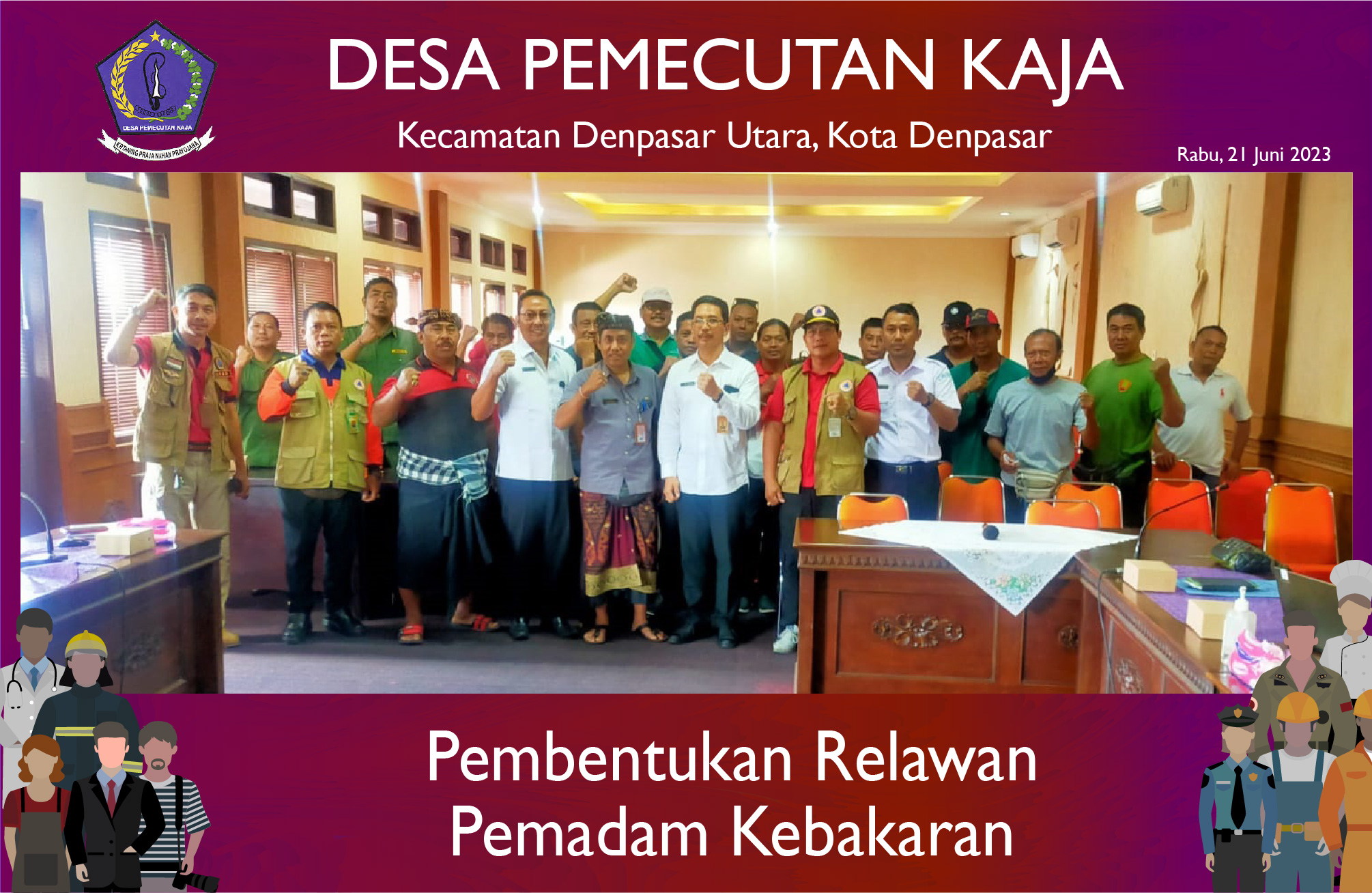 Pembentukan Relawan Pemadam Kebakaran