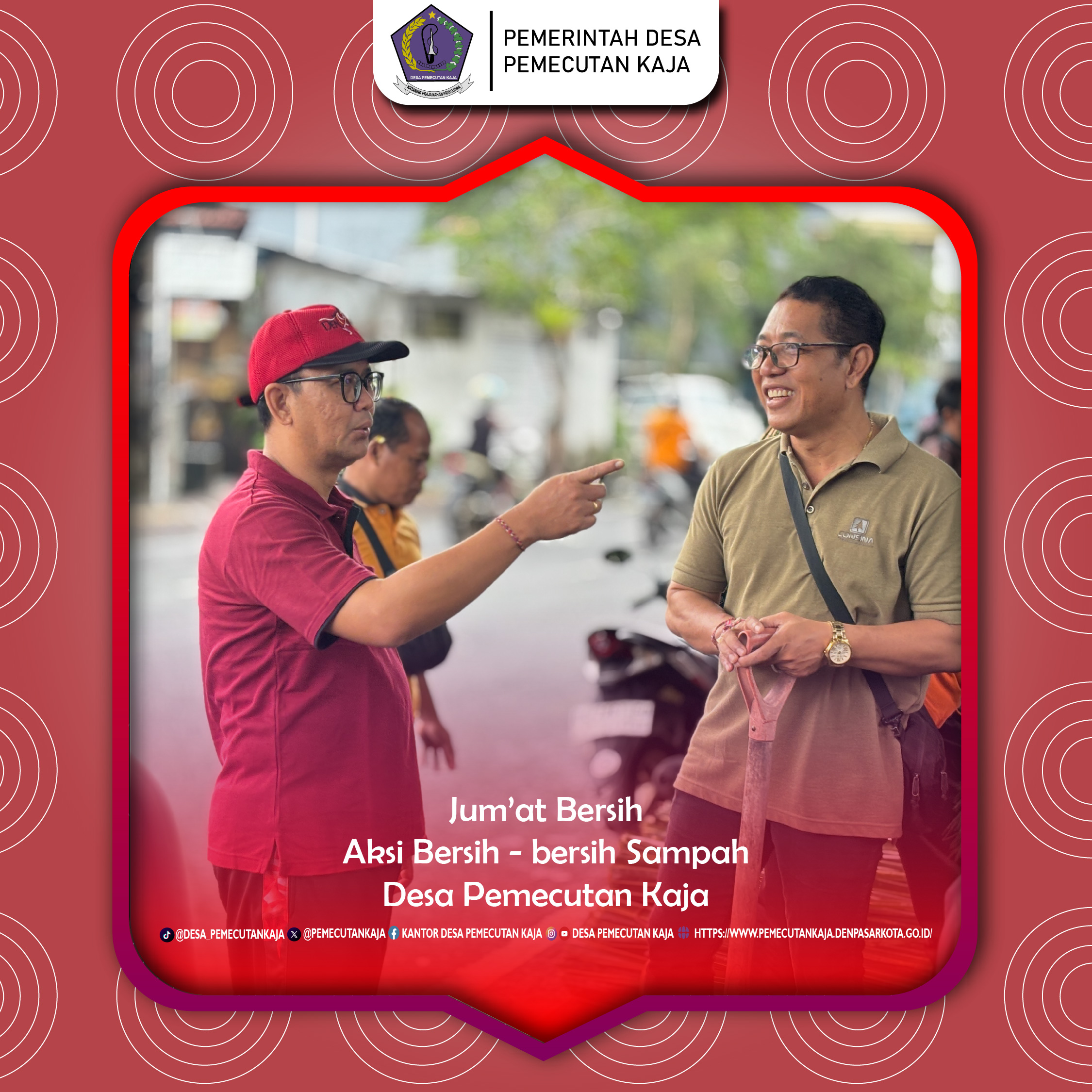 Jum'at Bersih Aksi Bersih-bersih Sampah Desa Pemecutan Kaja