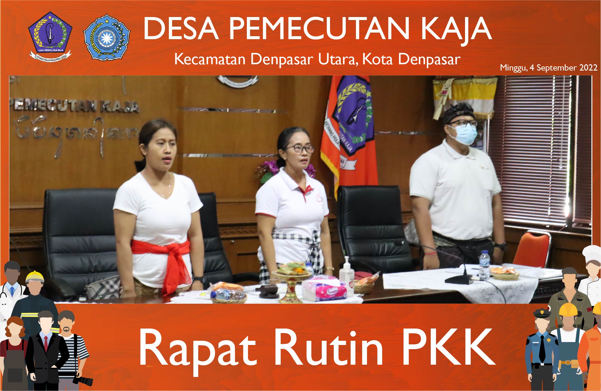 Pertemuan PKK Desa Pemecutan Kaja (04/09/2022)