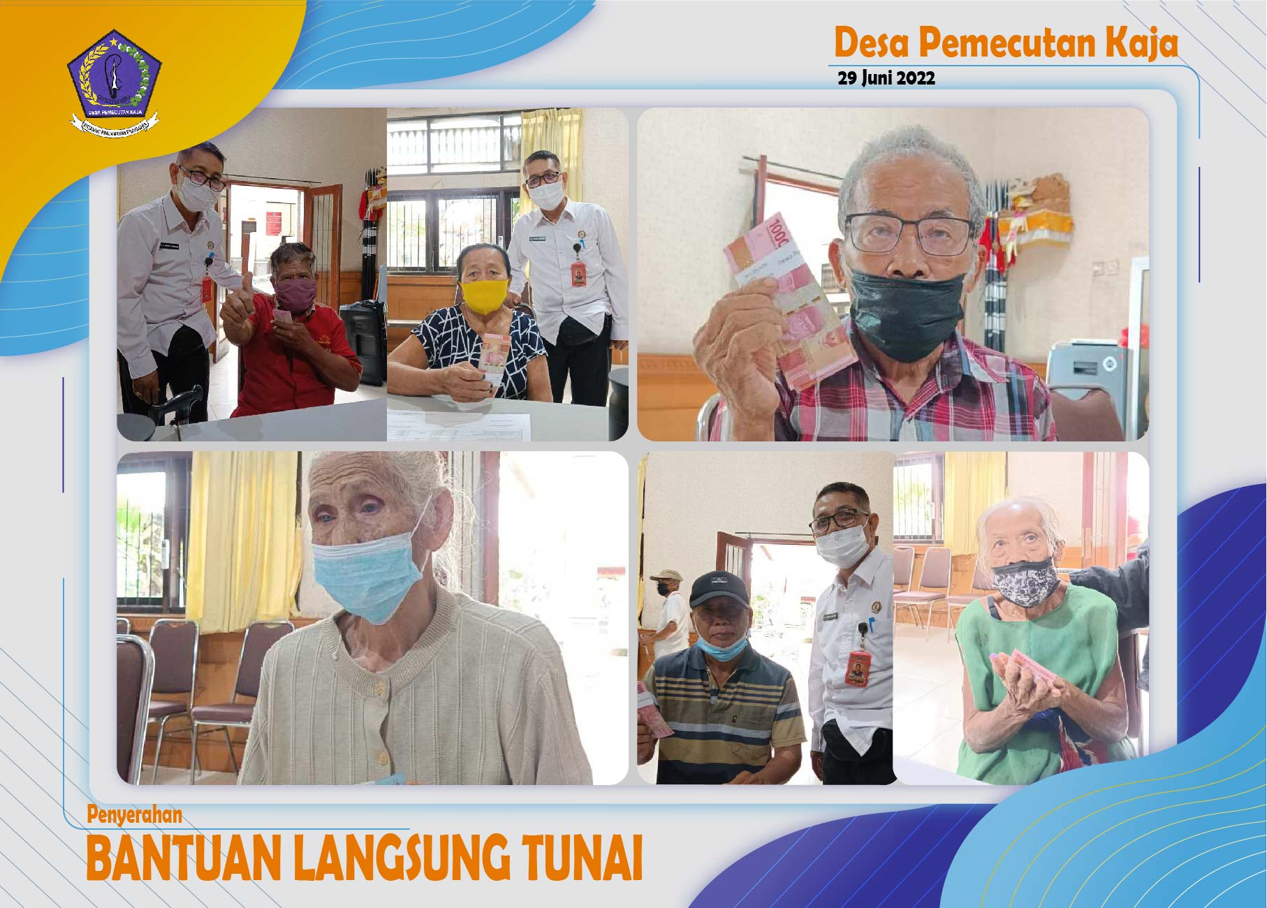 Pembagian Bantuan Langsung Tunai Bulan Juni 2022