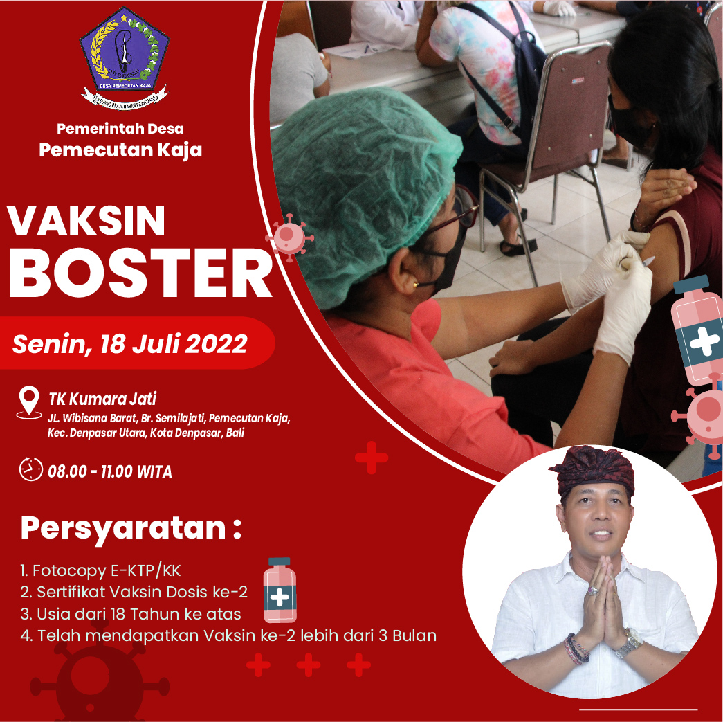 Jadwal Vaksinasi Boster Covid-19