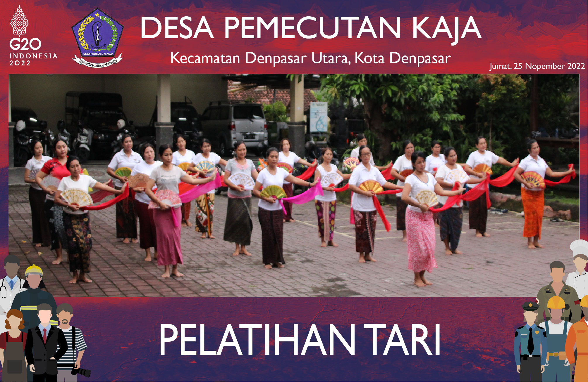 Pelatihan Tari Rejang (25/11/2022)