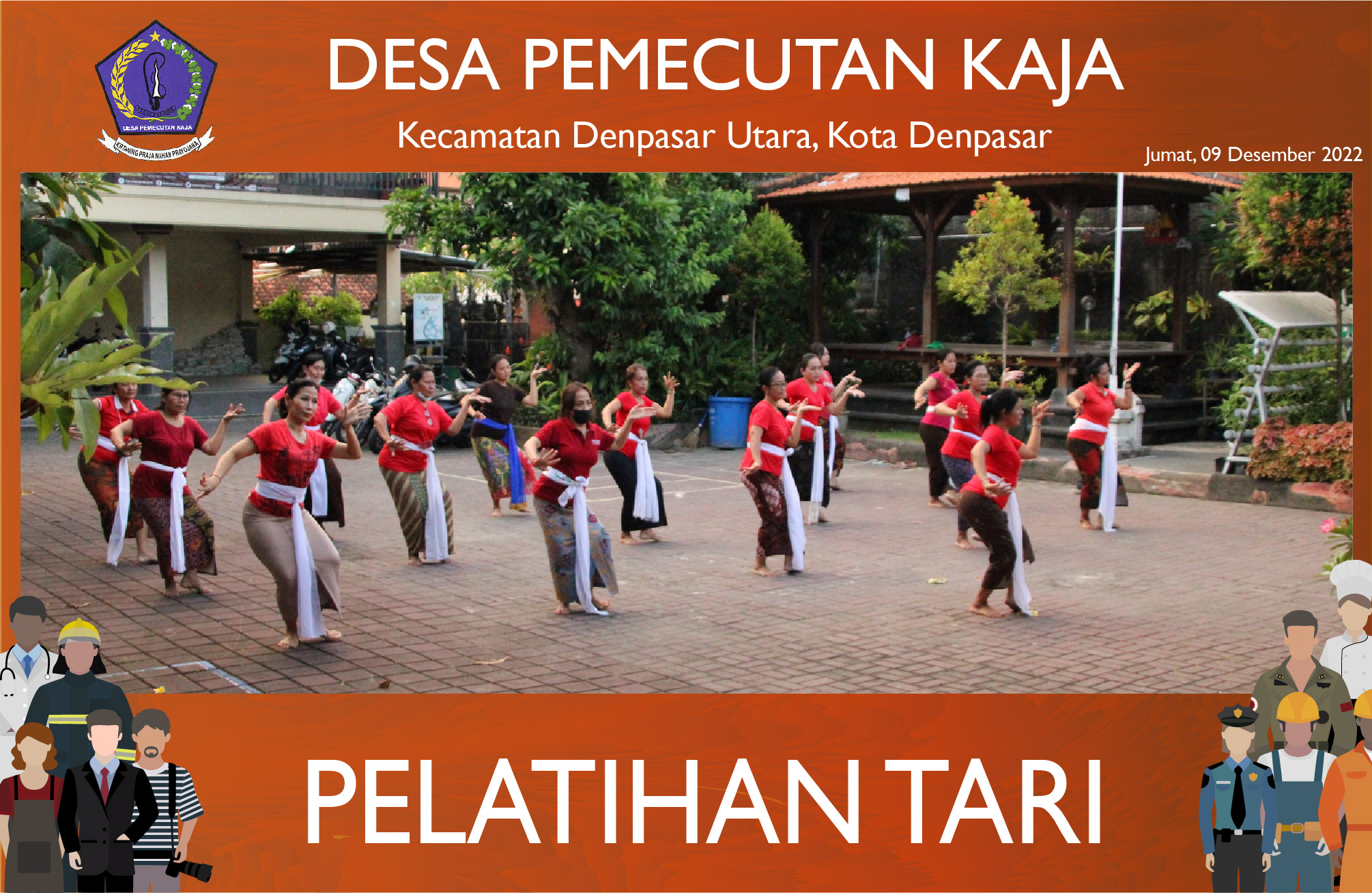 Pelatihan Tari Rejang (09/12/2022)