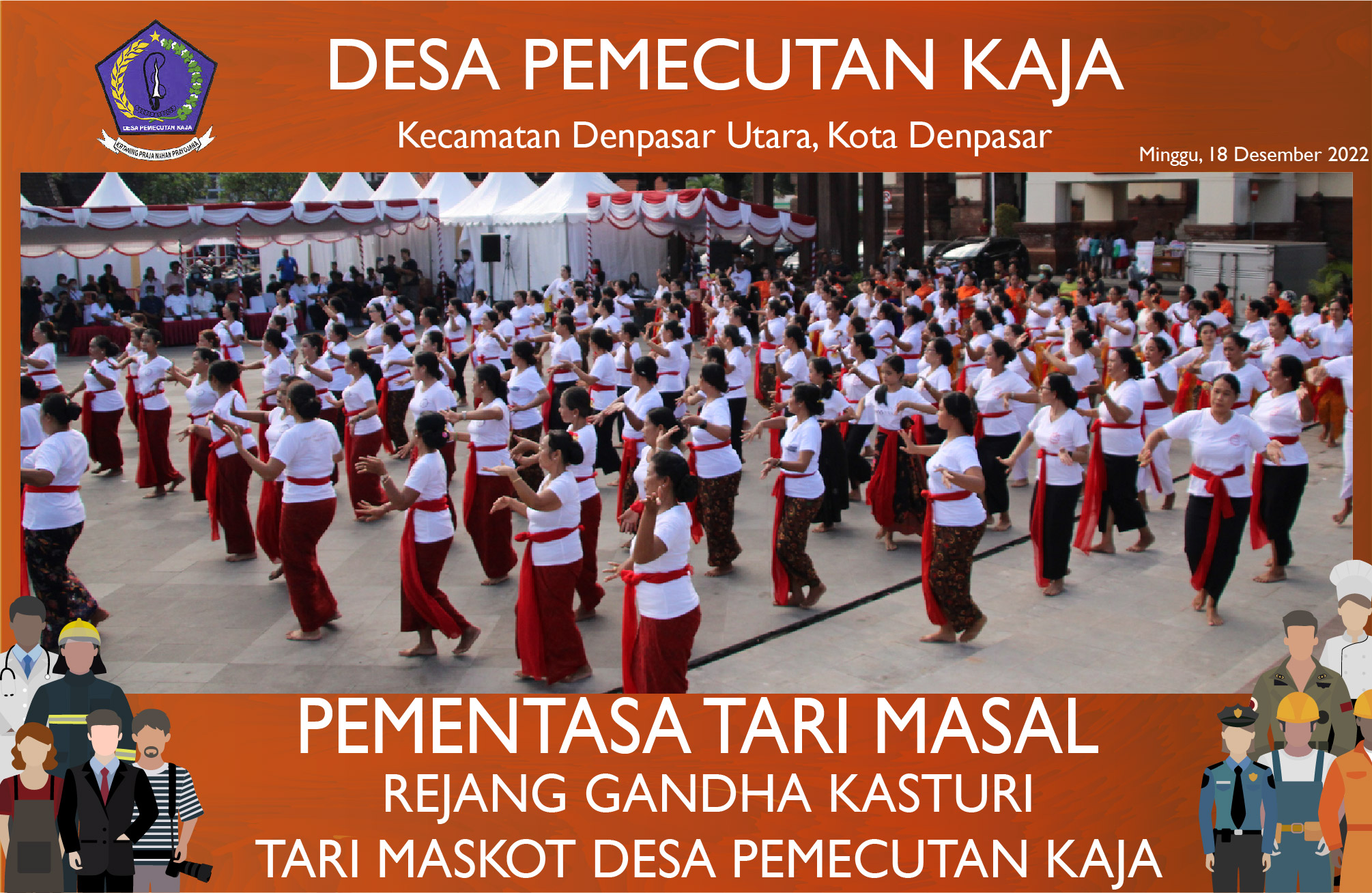Pementasan Tari Masal Rejang Gandha Kasturi (18/12/2022)