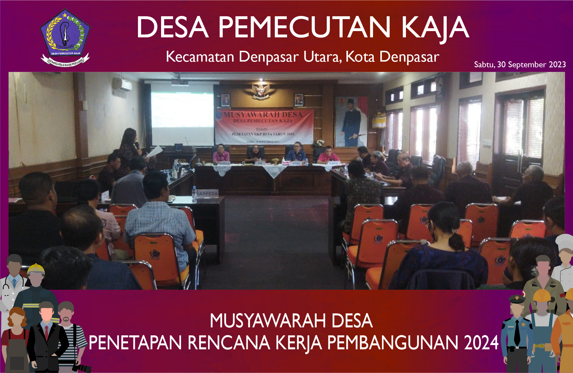 Musyawarah Desa (MUSDES) Penetapan Rencana Kerja Pembangunan 2024