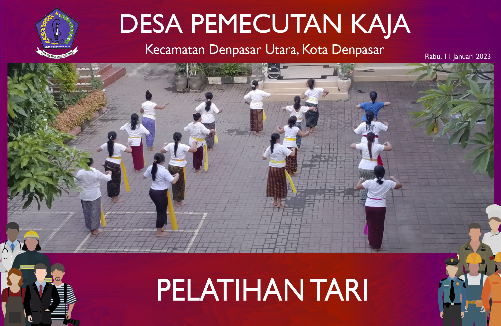Pelatihan Tari Rejang (12/01/2023)