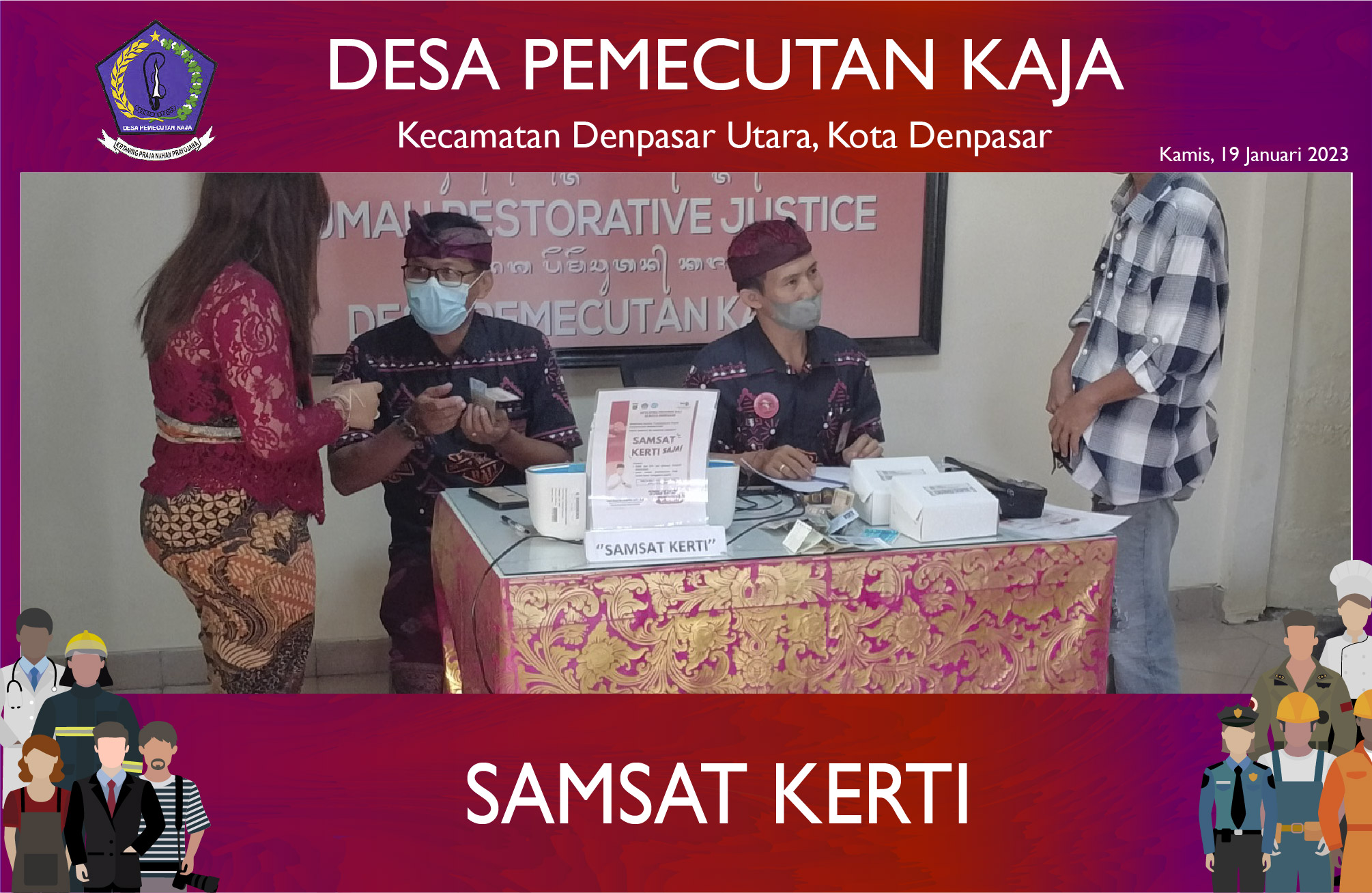Kegiatan SAMSAT KERTI (19/01/2023)