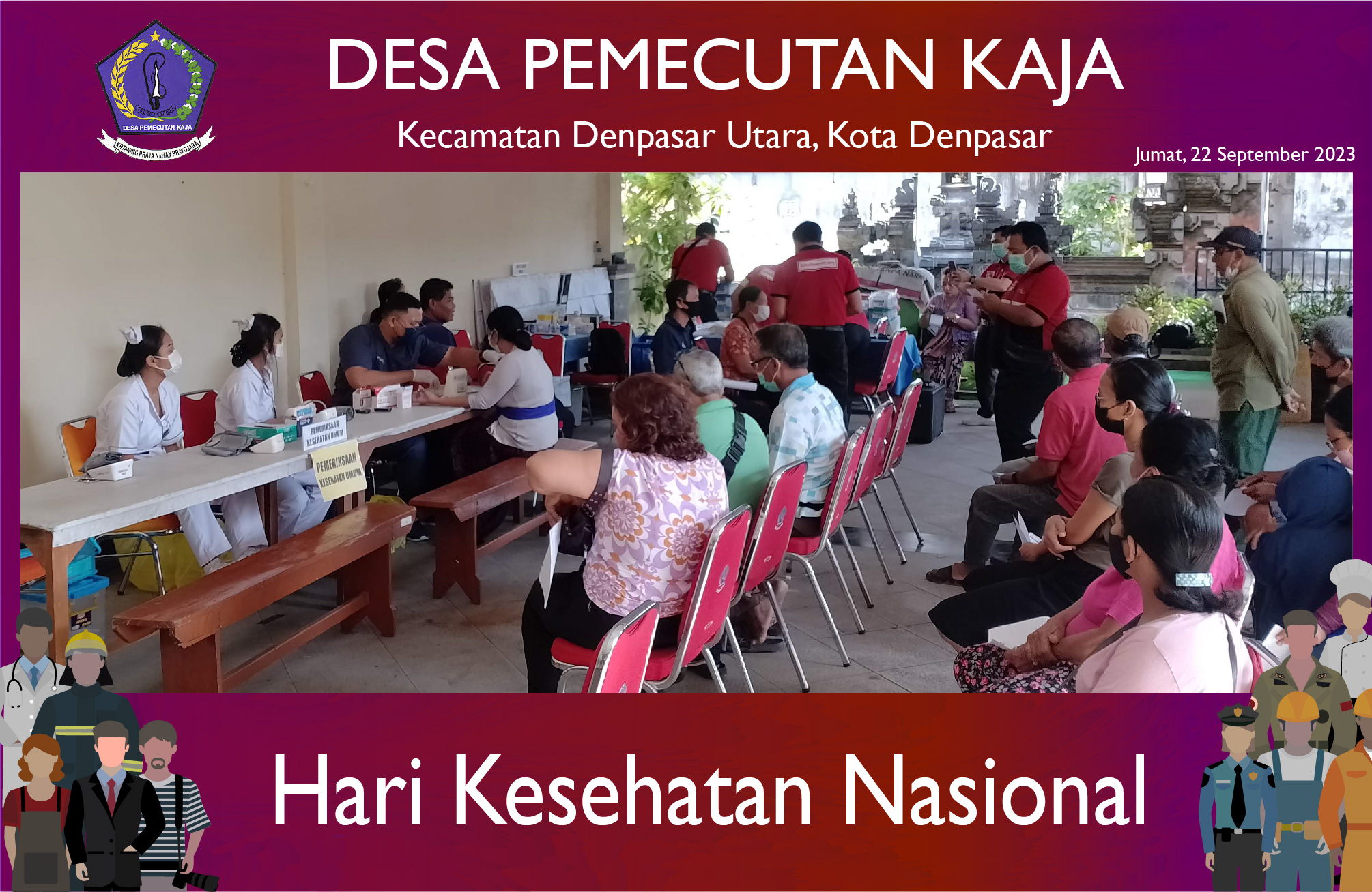 Safari Kesehatan dalam memperingati HARI KESEHATAN NASIONAL ke 59