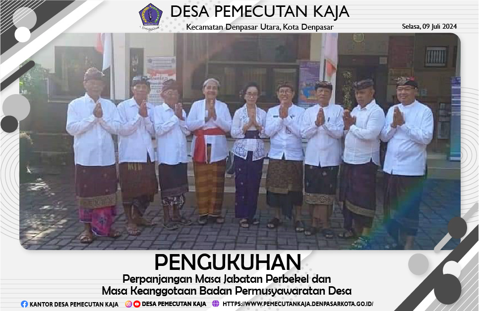 Pengukuhan dan Perpanjangan Masa Jabatan periode 2019-2027