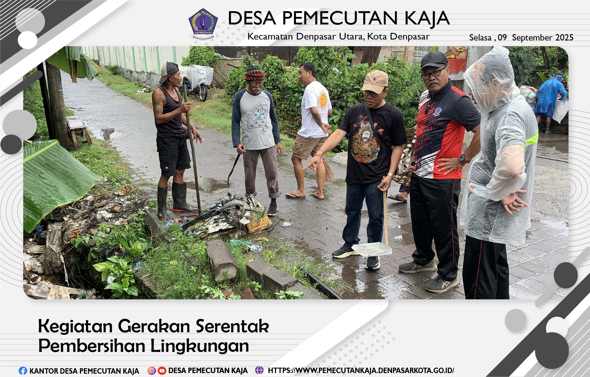 Kegiatan Gerakan Serentak Pembersihan Lingkungan