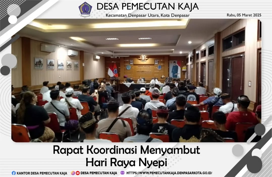 Rapat Koordinasi Menyambut Hari Raya Nyepi Caka 1947 