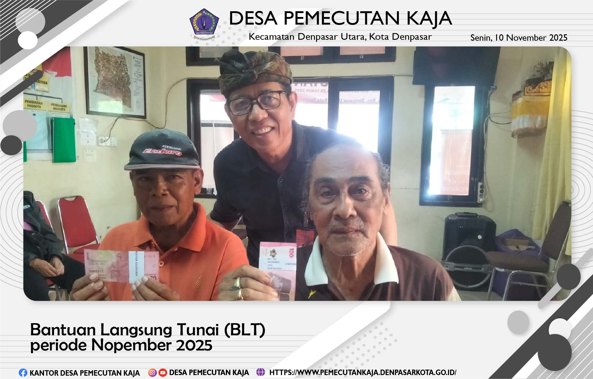 Bantuan LAngsung Tunai (BLT) Periode Nopember 2025