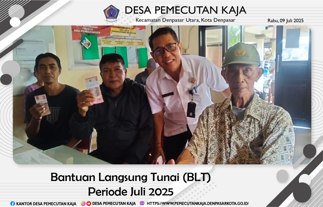 Bantuan Langsung Tunai (BLT) Periode Juli 2025