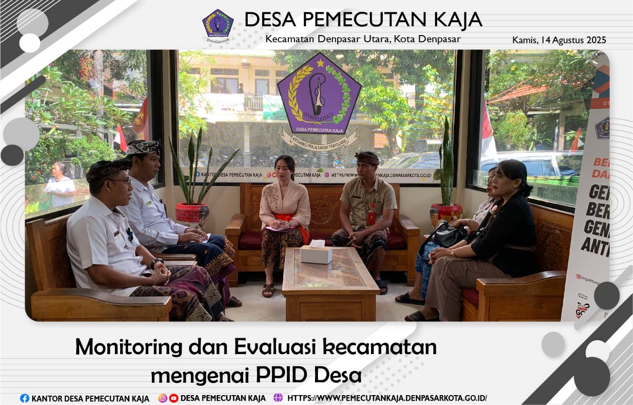 Monitoring dan Evaluasi kecamatan mengenai PPID Desa