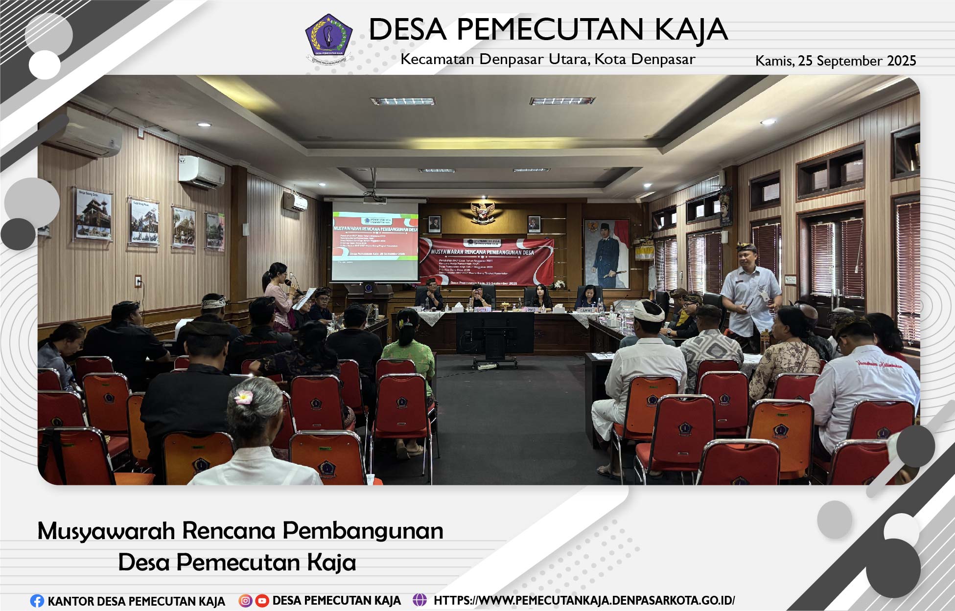 Musyawarah Rencana Pembangunan Desa Pemecutan Kaja