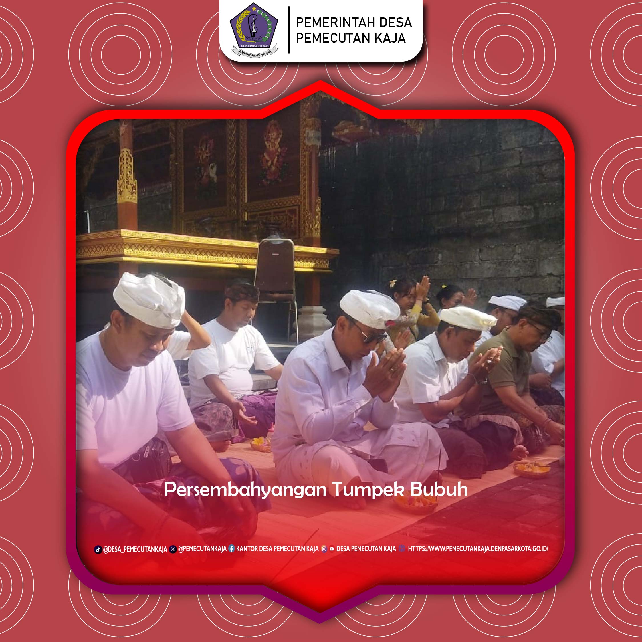 Persembahyang Tumpek Bubuh