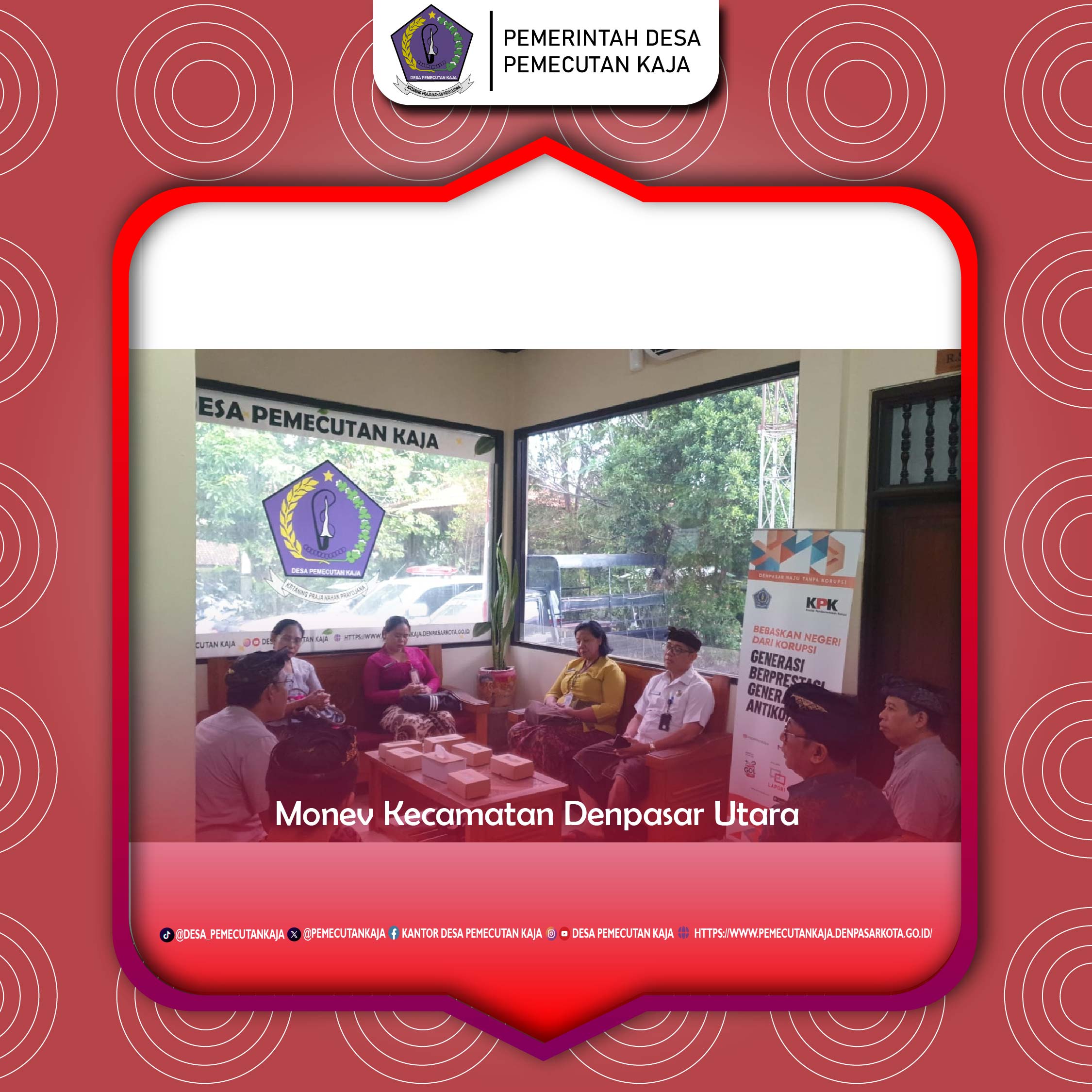 Monev Kecamatan Denpasar Utara