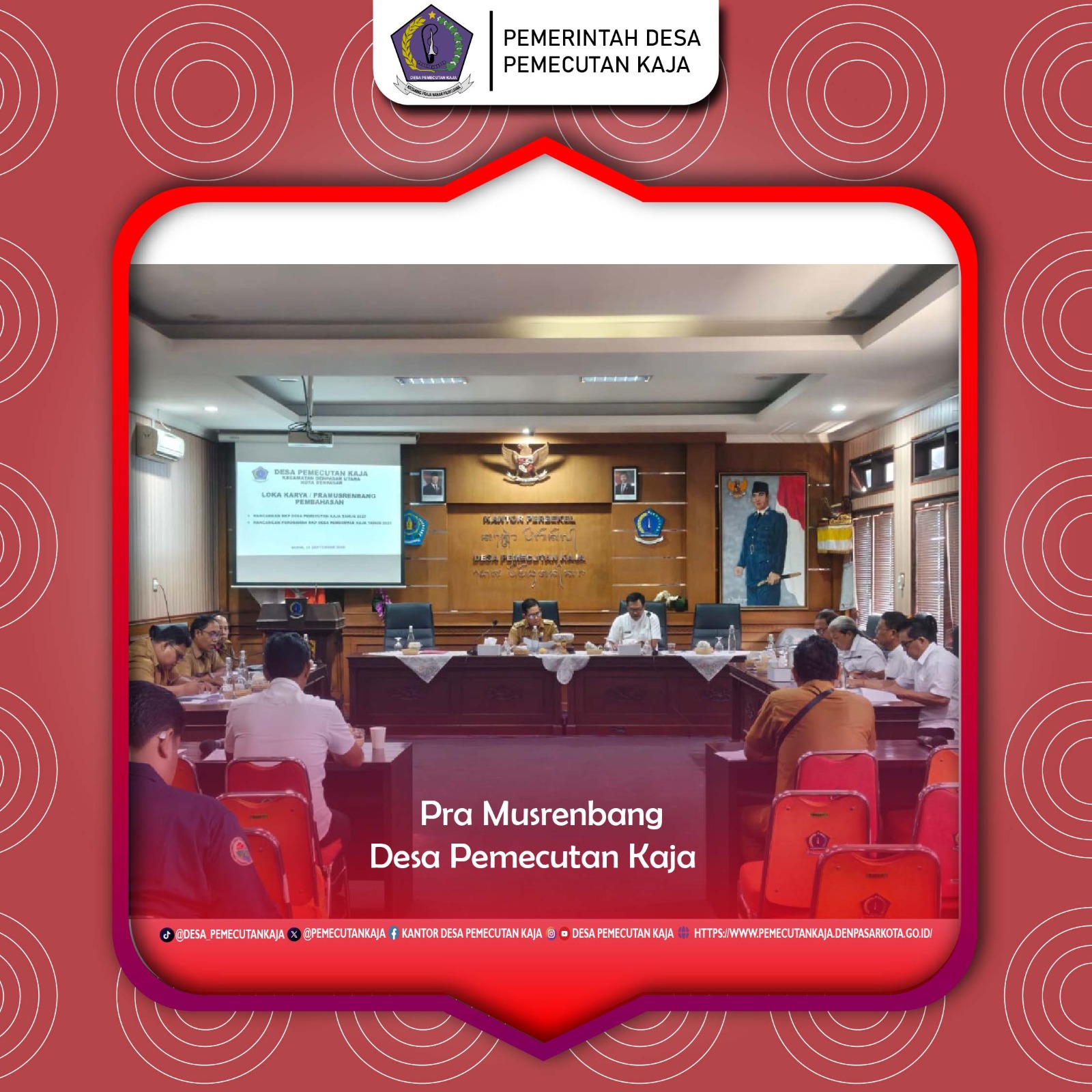 Pra Musrenbang Desa Pemecutan Kaja 