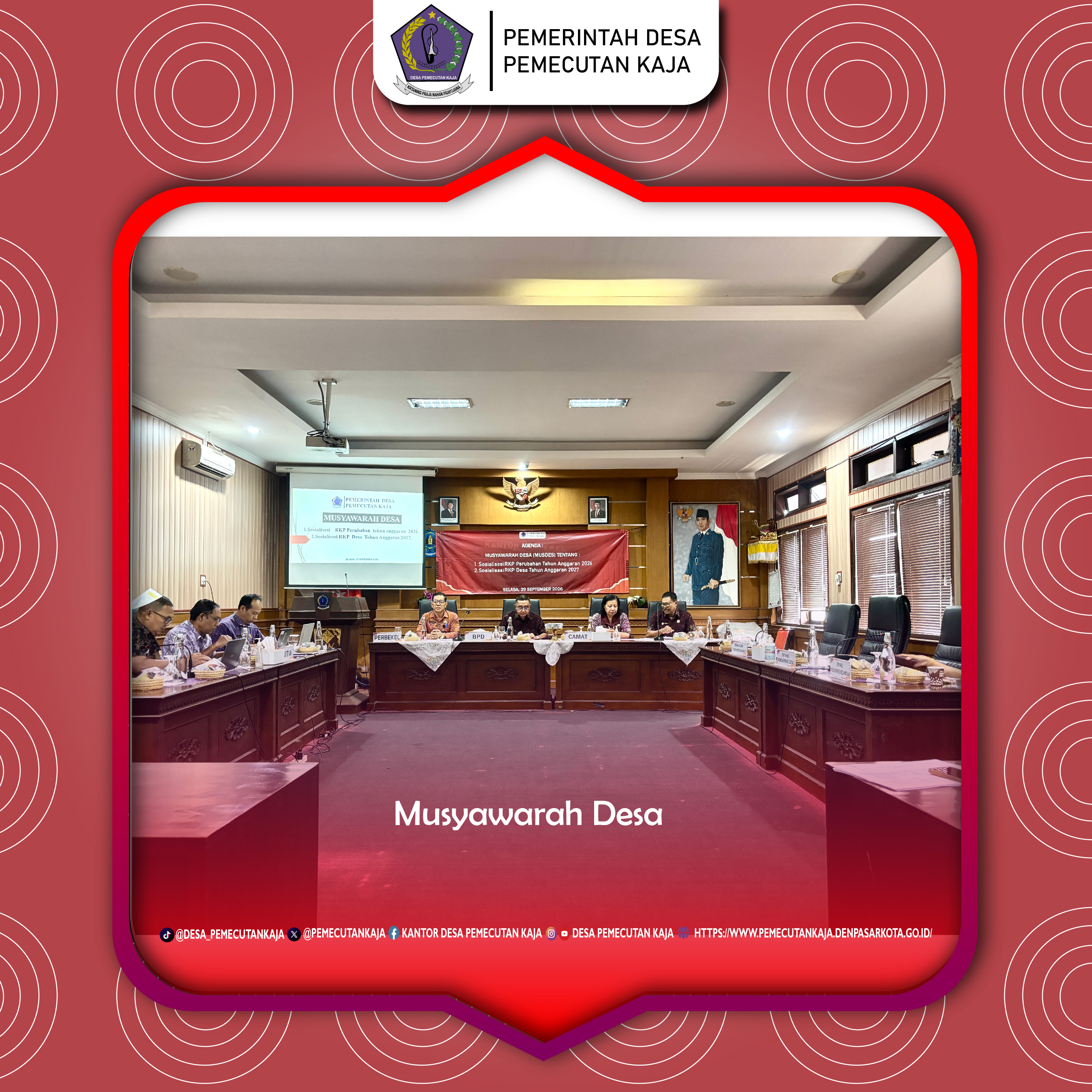 Musyawarah Desa (Musdes) Penetapan Rencana Kerja Pembangunan 2027