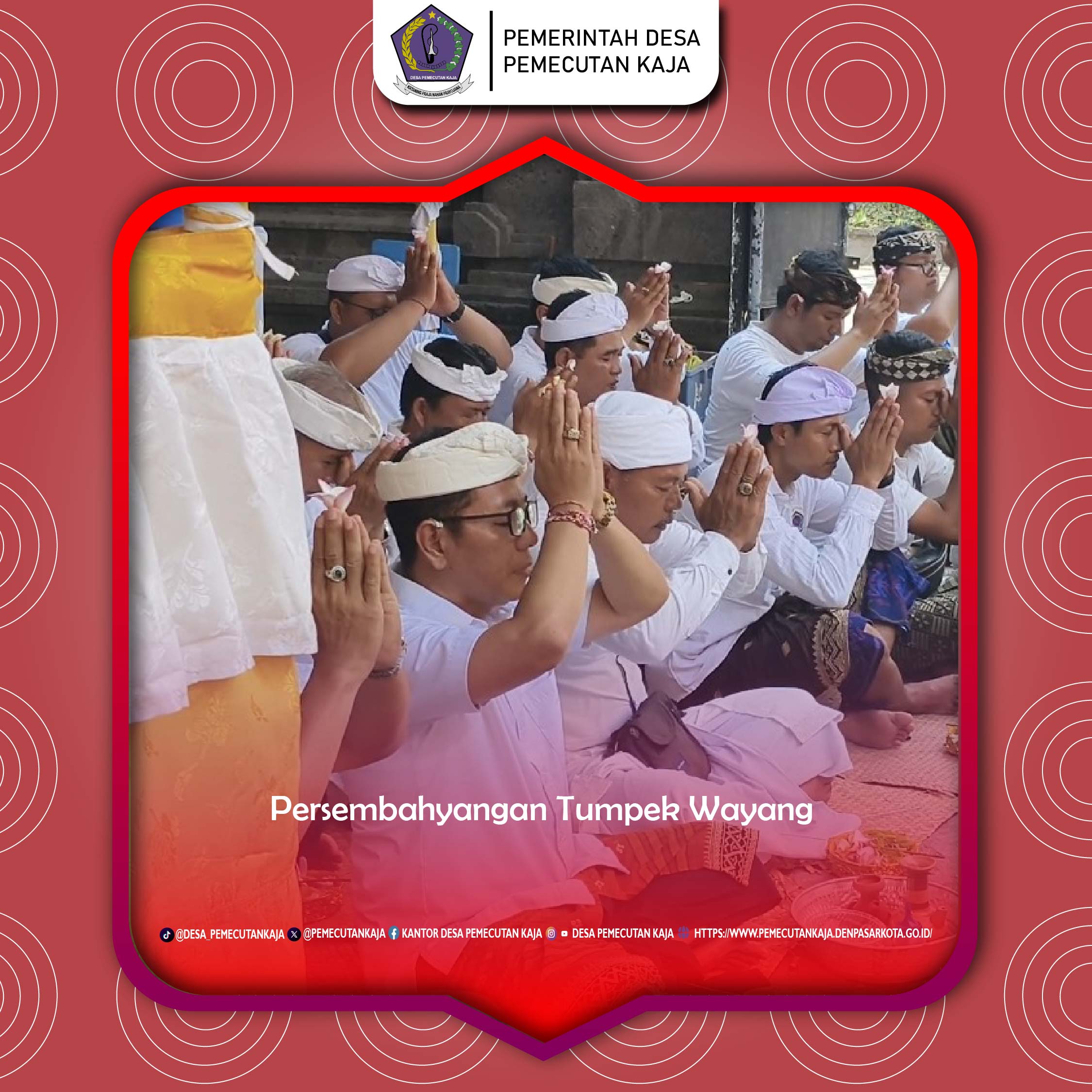 Persembahyangan Tumpek Wayang